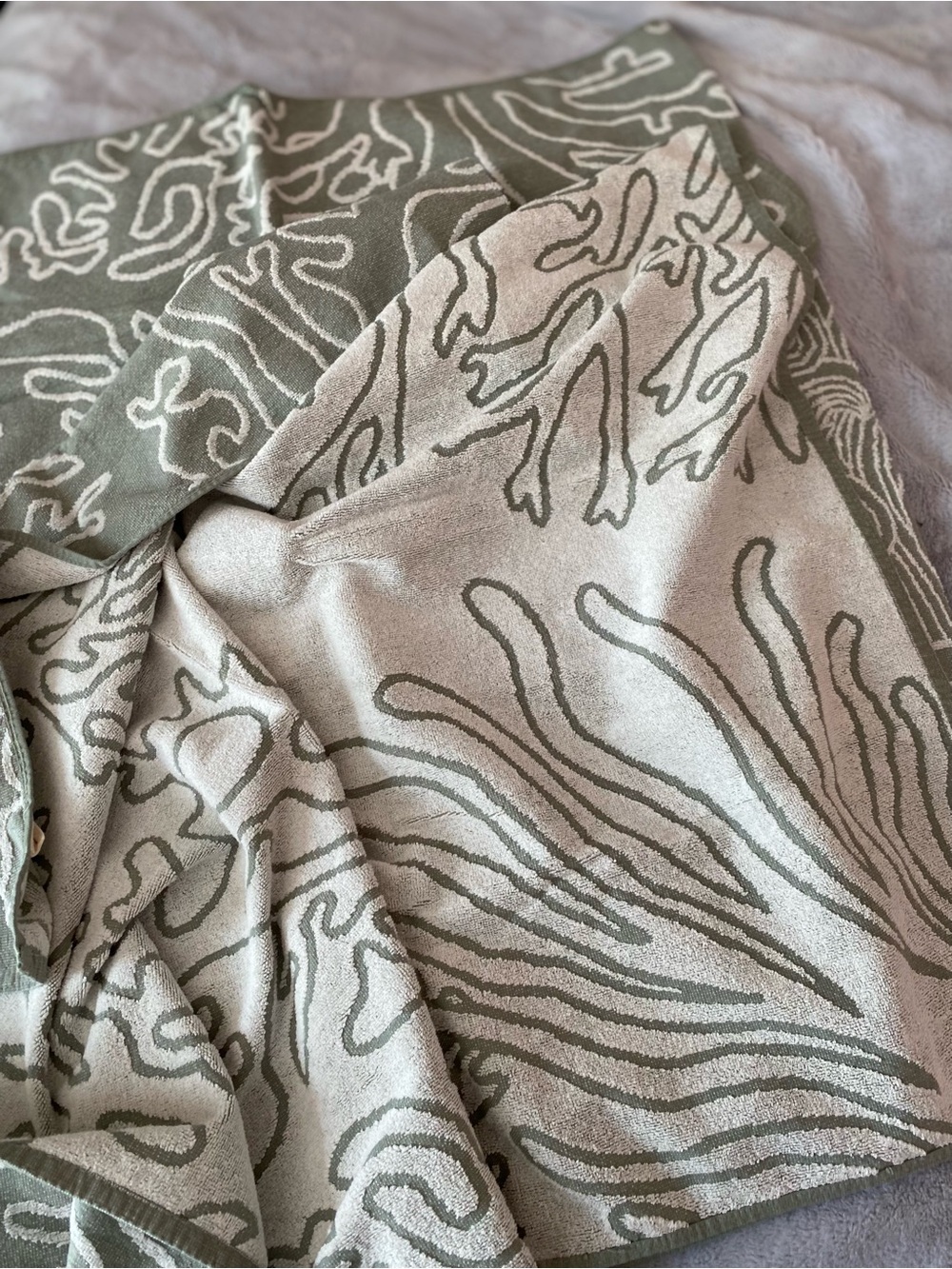 SandCloud 100%organic cotton set of 2 Sea Turtle Reef Deep Ocean beach towels - Picture 5 of 5